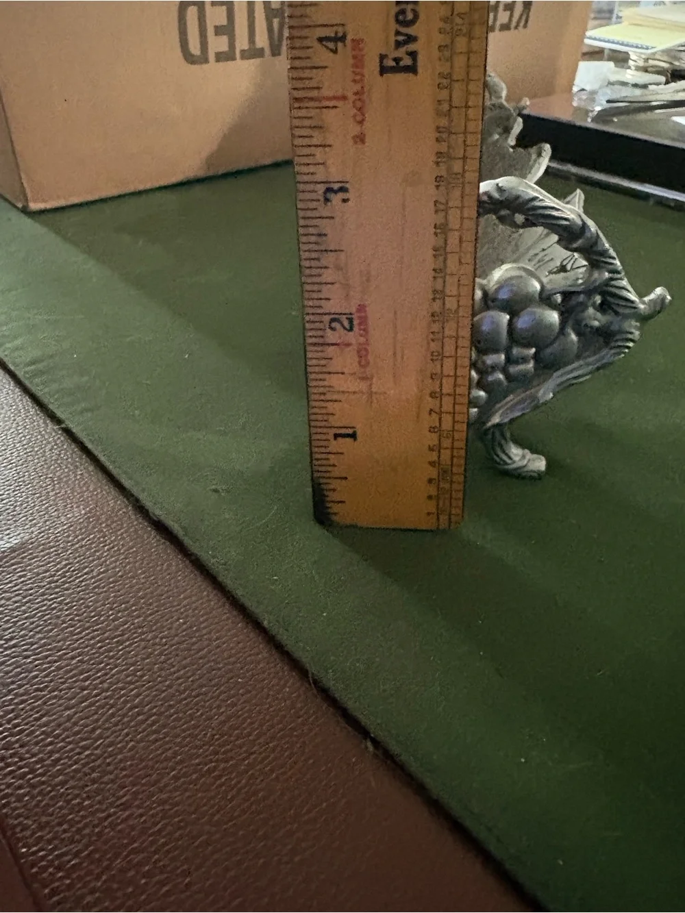 Vintage Pewter Cracker Holder